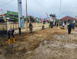 Melalui Gema Jalin, Koramil 1008-05 Dorong Terwujudnya Kecamatan Kelua yang Bersih dan Indah