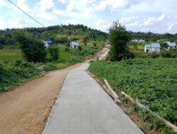 Jalan Disnakertrans Kalbar Tuntas di Sekayam, Ekonomi Warga Melaju