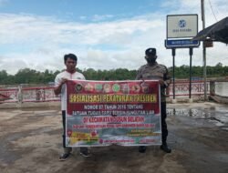 Personel Polsek Dusel Gencar Sosialisasikan Terkait Larangan Pungli Dengan Warga Masyarakat