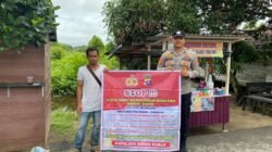 Antisipasi Penambangan Ilegal, Polsek Karau Kuala Terus Melakukan Sosialisasi Dengan Warga