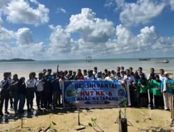 HUT Ke-6 Lanal Ketapang, Perkuat Kepedulian Sosial dan Pelestarian Lingkungan Pesisir