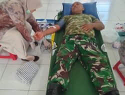 Setetes Darah untuk Sesama, Babinsa Koramil 1002-05/Pandawan Bantu Warga Binaan