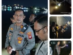 Kapolsek Pontianak Timur Bersama Personel Datangi TKP Penemuan Mayat Pria di Tepian Sungai Kapuas