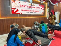Semarak Hari Bhayangkara Ke-80, Polres Murung Raya Gelar Donor Darah
