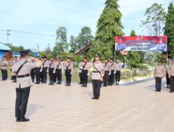 Upacara Ziarah Rombongan Dan Tabur Bunga Hari Bhayangkara Ke-80 Tahun 2026 Polres Barito Selatan