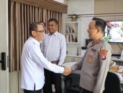 Kapolres Barsel Terima Kunjungan Silaturahmi BPN Kabupaten Barito Selatan