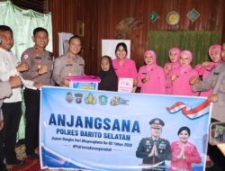 Anjangsana Hari Bhayangkara ke-80, Kapolres Barsel : Pererat Silaturahmi dengan Purnawirawan Polri
