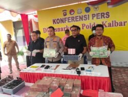 Polda Kalbar Ungkap Kasus Besar Narkotika Jaringan Malaysia–Pontianak, Sita 4,3 Kg Sabu dan Uang Rp3,8 Miliar