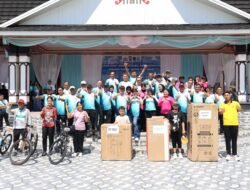 Polres Barsel Gelar Event Jalan Sehat dan Senam Bersama Masyarakat Barito Selatan Dalam HUT Bhayangkara Ke-80