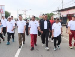 Wujud Sinergi Polri dan Masyarakat, Polres Murung Raya Gelar Jalan Santai Jelang Hari Bhayangkara ke-80