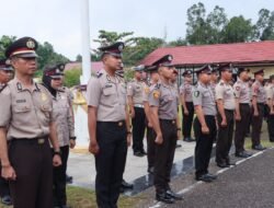 26 Personel Polres Murung Raya Naik Pangkat, Kapolres: Jabatan Baru Harus Dibarengi Tanggung Jawab Lebih Besar