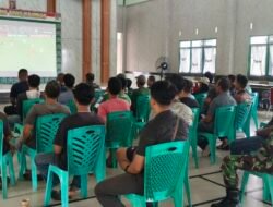 Jalin Kekompakan Bersama Warga, Anggota Kodim 1208/Sambas Gelar Nonton Bareng Piala Dunia 2026