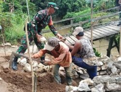 Dua jembatan Garuda di HST memasuki tahap pengecoran dasar abutment