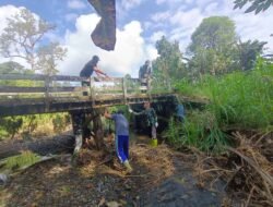 Program Jembatan Garuda Merah Putih Berlanjut, Desa Muang Jadi Sasaran Pembangunan