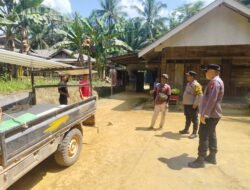Persempit Ruang Gerak Kriminalitas, Polsek Balai Riam Gelar Patroli Pagi di Jam Rawan