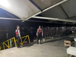 Sapu Bersih Kerawanan, Sat Samapta Polres Sukamara Patroli di Pelabuhan Speed Boat