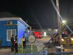 Amankan Aset Vital Energi, Sat Samapta Polres Sukamara Patroli di Lingkungan PLN