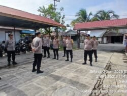 Tingkatkan Disiplin dan Kesiapan Personel, Polsek Kapuas Barat Gelar Apel Pagi Dipimpin Ka SPKT I