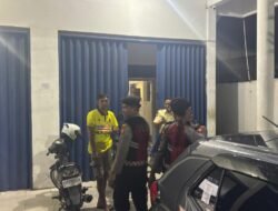 Sat Samapta Polres Sukamara Pastikan Area ATM Bank Mandiri Tetap Aman di Malam Hari
