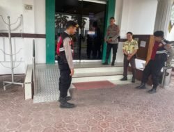 Perkuat Pengamanan, Sat Samapta Polres Sukamara Monitoring Bank Kalteng