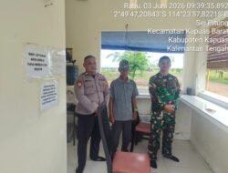 Jaga Kondusivitas Objek Vital, Polsek Kapuas Barat Gelar Patroli Sambang di PT. Wirausahatama Lestari