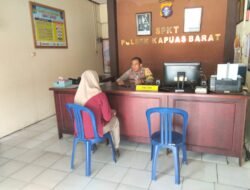 Wujud Pelayanan Prima, Polsek Kapuas Barat Berikan Kemudahan Pengurusan SIK dan LKB bagi Warga