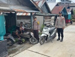 Pastikan Wilayah Aman, Polsek Jelai Laksanakan KRYD Pagi Hari