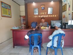 Wujud Pelayanan Prima, Polsek Kapuas Barat Berikan Kemudahan Pengurusan SKTLK bagi Warga Desa Pantai