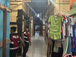 Sterilisasi Kawasan, Sat Samapta Polres Sukamara Patroli di Pasar Inpres