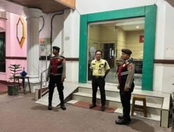 Tingkatkan Proteksi Objek Vital, Sat Samapta Polres Sukamara Patroli Malam di Bank Kalteng