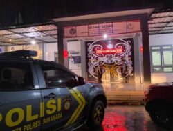 Tingkatkan Kewaspadaan di Jam Rawan, Sat Samapta Polres Sukamara Monitoring Keamanan Lapas Kelas III
