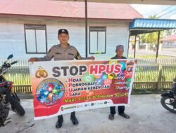 Wujudkan Ruang Digital yang Sehat, Polsek Kapuas Barat Gencarkan Imbauan Anti-Hoaks, Pornografi, dan SARA