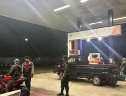Guna Jamin Stabilitas Energi, Sat Samapta Polres Sukamara Sterilisasi Area Obyek Vital SPBU