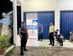 Minimalisir Risiko Kriminalitas, Sat Samapta Polres Sukamara Sterilisasi Kawasan Bank Mandiri