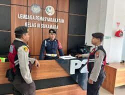 Sinergi Kamtibmas, Sat Samapta Polres Sukamara Tebal Pengamanan di Lingkungan Lapas Kelas III