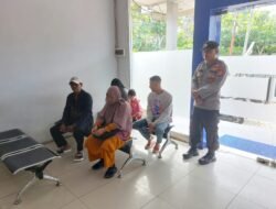 Cegah Kriminalitas di Objek Vital, Polsek Kapuas Barat Patroli di Bank BRI Unit Mandomai