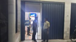 Proteksi Sektor Transaksi Finansial, Sat Samapta Polres Sukamara Sterilisasi Kawasan Bank Mandiri