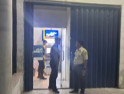 Proteksi Sektor Transaksi Finansial, Sat Samapta Polres Sukamara Sterilisasi Kawasan Bank Mandiri