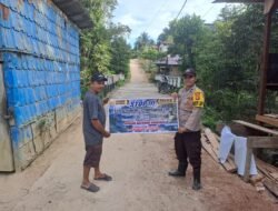 Upaya pencegahan Penambangan Emas Tanpa Ijin (PETI) di Kecamatan Katingan Hulu dan Bukit Raya, Bhabinkamtibmas sosialisasi kepada masyarakat.