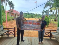 Bhabinkamtibmas Polsek Katingan Hulu dan Bukit Raya Imbau Warga Jauhi Judi Online