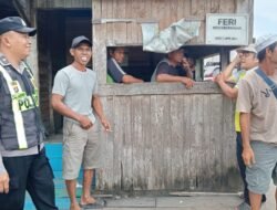 Gencarkan Patroli Ke Permukiman Penduduk, Personil Polsek Kapuas Barat Sampaikan Pesan Kamtibmas