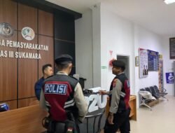 Peta Jalur Mati Diperiksa, Sat Samapta Polres Sukamara Sisir Perimeter Luar Rutan Lapas Kelas III