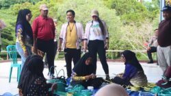 Lestarikan Budaya Dayak, Kapolres Kotim Buka Perlombaan Begasing, Menyumpit, dan Menganyam di Taman Kota Sampit