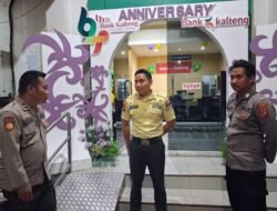 Antisipasi Gangguan Kamtibmas Jam Rawan, Polsek Sukamara Sisir Sektor Perbankan Perkotaan