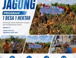 Dalam rangka mendukung program ketahanan pangan dan swasembada pangan Tahun 2026, telah dilaksanakan panen jagung Program 1 Desa 1 Hektar di Desa Parang Batang RT. 04, Kecamatan Hanau.