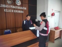 Perkuat Sinergitas Antar-Instansi, Sat Samapta Polres Sukamara Pertebal Keamanan di Lapas Kelas III