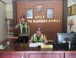 Antisipasi Gangguan Kamtibmas, Personel Polsek Kapuas Barat Siaga Jaga Mako