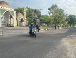 Pertebal Pelayanan Preventif di Ruang Jalan, Sat Samapta Polres Sukamara Jaga Stabilitas Ketertiban Pagi