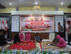 Lestarikan Kearifan Lokal, Polres Sukamara Gelar Lomba Menganyam Rotan Sambut Hari Bhayangkara ke-80