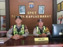 Pastikan Keamanan Wilayah, Polsek Kapuas Barat Tingkatkan Kesiapsiagaan Siaga Jaga Mako